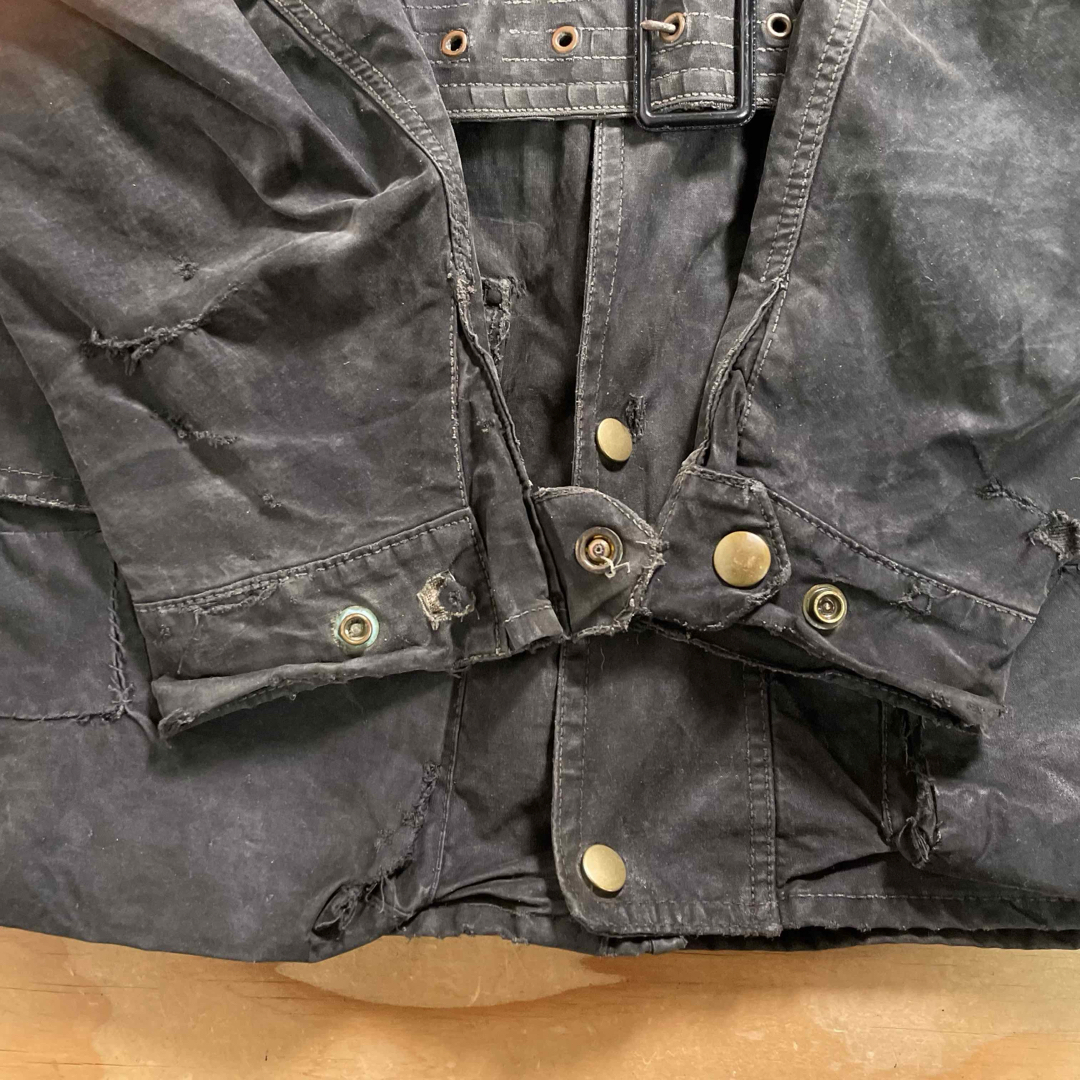 BELSTAFF - 50s BELSTAFF ワックスコットンジャケット ブラック BELSTAFF - 50s BELSTAFF ワックスコットンジャケット ブラック