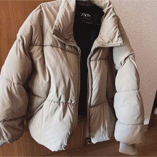 ZARA - ザラ WIND PROTECTION セミロング丈フード付きダウン ZARA - ザラ WIND PROTECTION セミロング丈フード付きダウン
