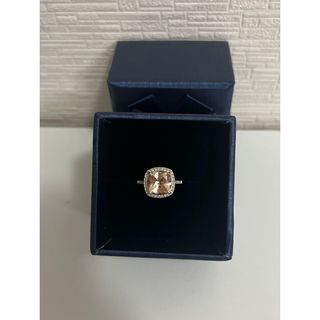 【美品】天然モルガナイト　ダイヤモンドリング　1.88ct(リング(指輪))