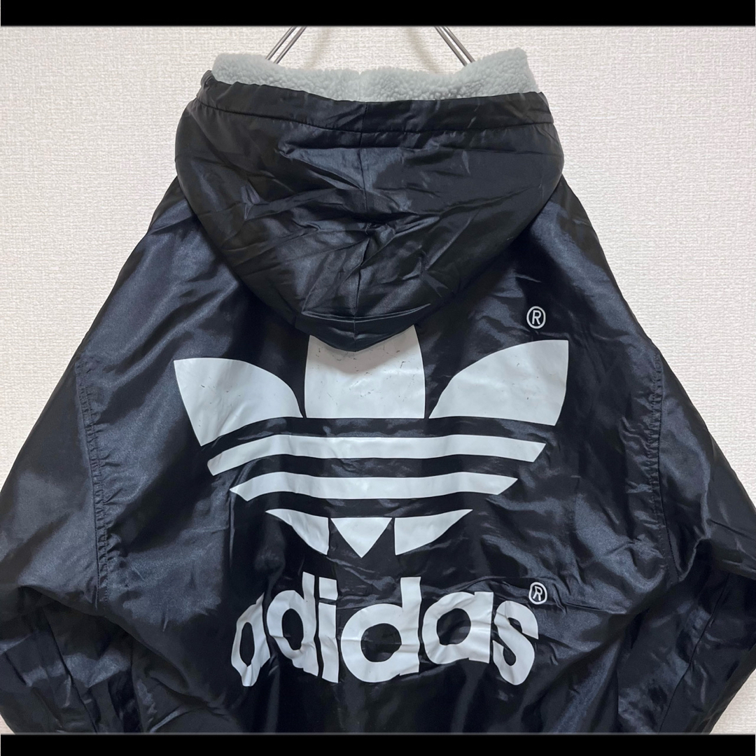 adidas - ☆adidas アディダス ベンチコート ブラック 内側ボア adidas - ☆adidas アディダス ベンチコート ブラック 内側ボア