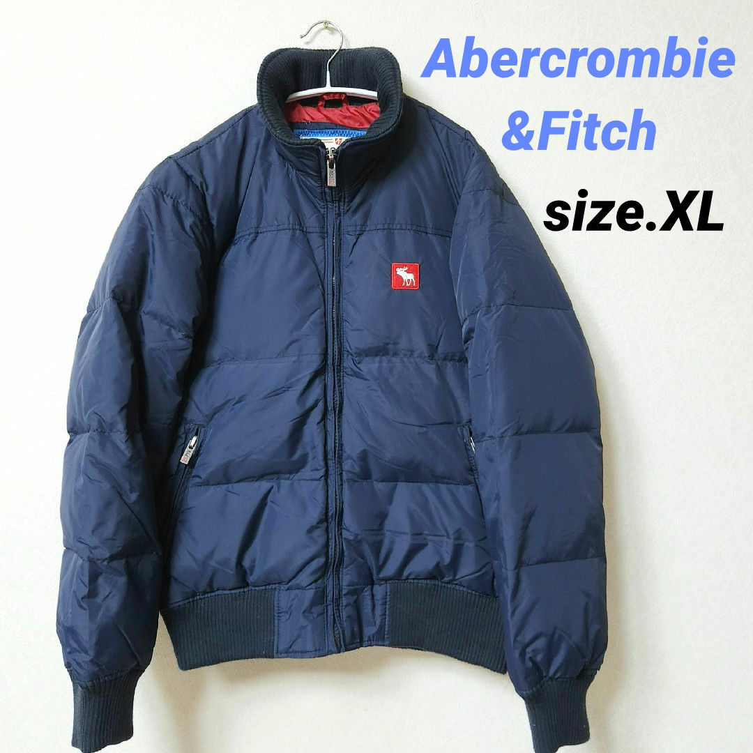 Abercrombie&Fitch ダウンジャケット ネイビー size.XL Abercrombie&Fitch ダウンジャケット ネイビー size.XL