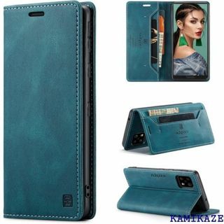 AQUOS Sense6 ケース 手帳型 doo SH d ターコイズ 571(その他)