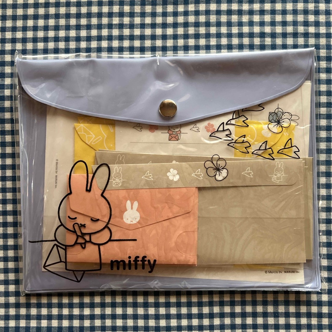 miffy(ミッフィー)のミッフィー郵便局限定レターセット ハンドメイドの文具/ステーショナリー(カード/レター/ラッピング)の商品写真
