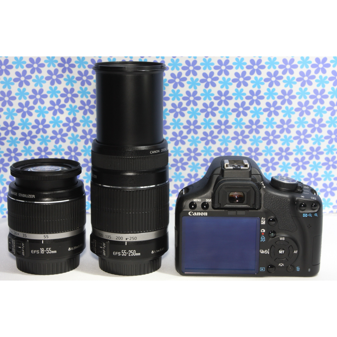 極美品☆Canon kiss X3 ダブルズームキット☆高画質☆動画撮影☆ 極美品☆Canon kiss X3 ダブルズームキット☆高画質☆動画撮影☆
