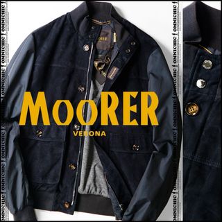MooRER - 定38万MOORERムーレーKANT-KMUレザーコンビバルスター MooRER - 定38万MOORERムーレーKANT-KMUレザーコンビバルスター
