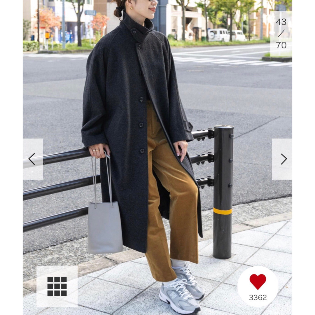 URBAN RESEARCH DOORS - 新品タグ付◉ S ウール100バルマカン URBAN RESEARCH DOORS - 新品タグ付◉ S ウール100バルマカン