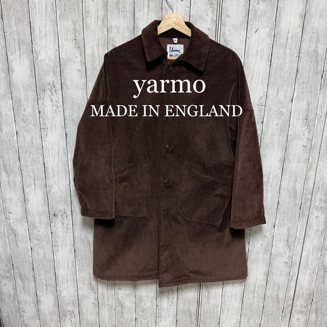 美品】yarmo コーデュロイダスターコート!イギリス製! 美品】yarmo コーデュロイダスターコート!イギリス製!