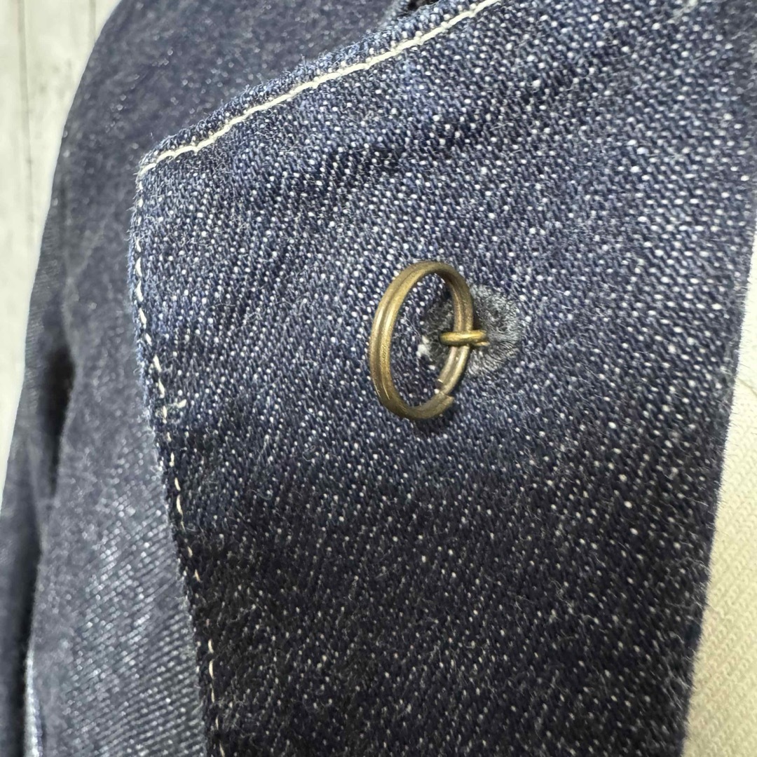 KAPITAL - 【美品】KAPITAL デニムカバーオール!デカボタン KAPITAL - 【美品】KAPITAL デニムカバーオール!デカボタン