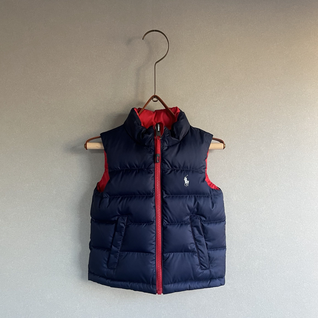 POLO RALPH LAUREN - ポロラルフローレン リバーシブルダウンベスト（赤・紺）