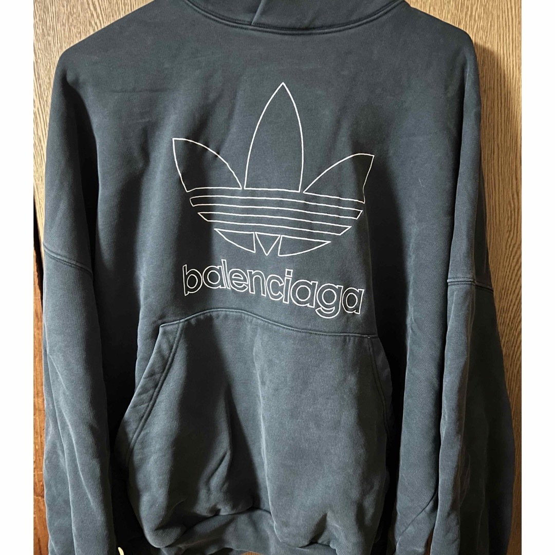 balenciaga adidas ダークグリーン パーカー コラボ balenciaga adidas ダークグリーン パーカー コラボ