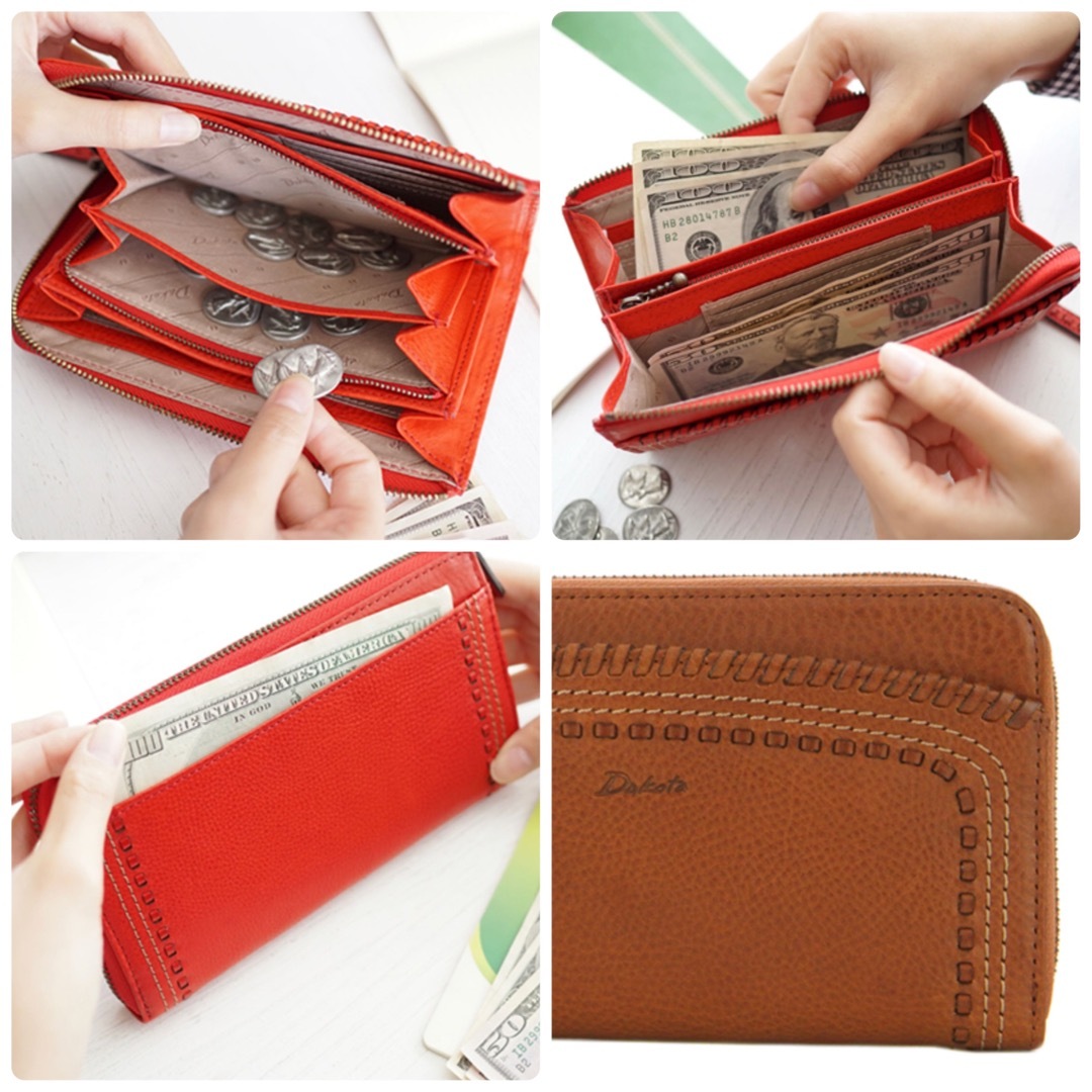 Dakota - Dakota ダコタ 長財布 本革 エルバ L字ファスナー 財布 Dakota - Dakota ダコタ 長財布 本革 エルバ L字ファスナー 財布
