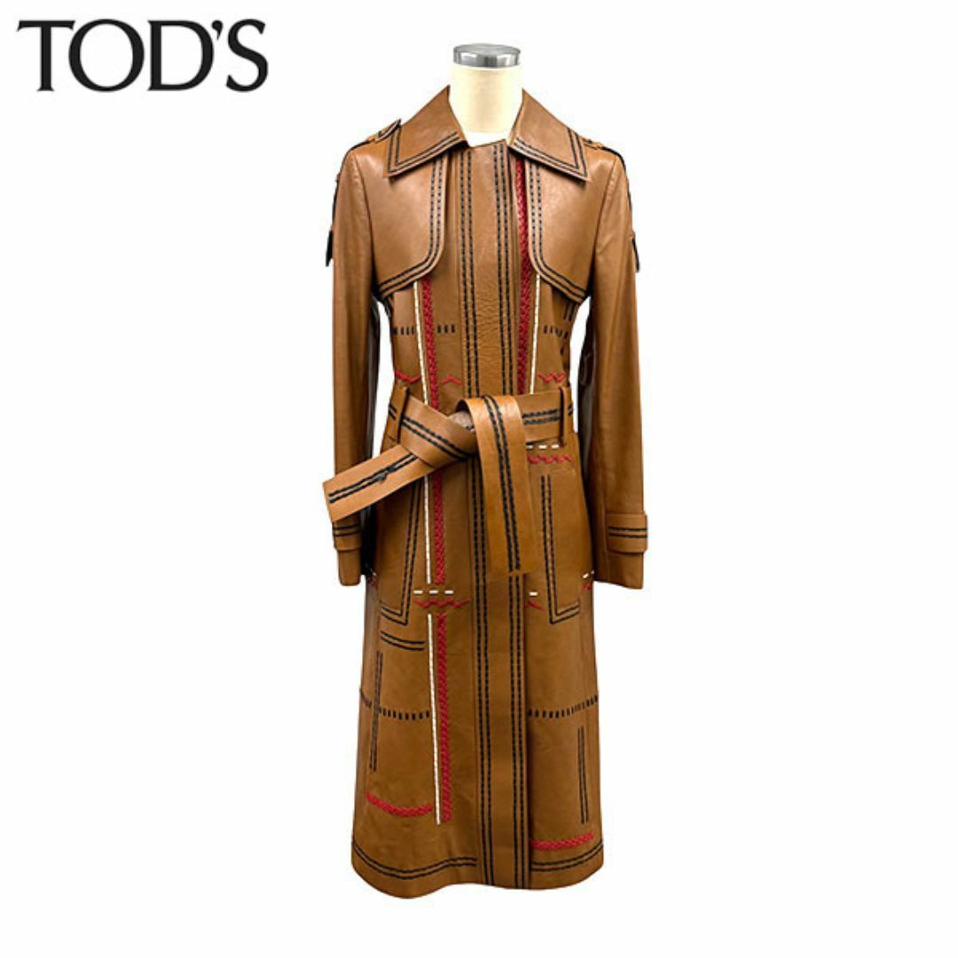 TOD'S - 美品♪トッズ 定価1,616,000円 ステッチ レザー ロング TOD'S - 美品♪トッズ 定価1,616,000円 ステッチ レザー ロング