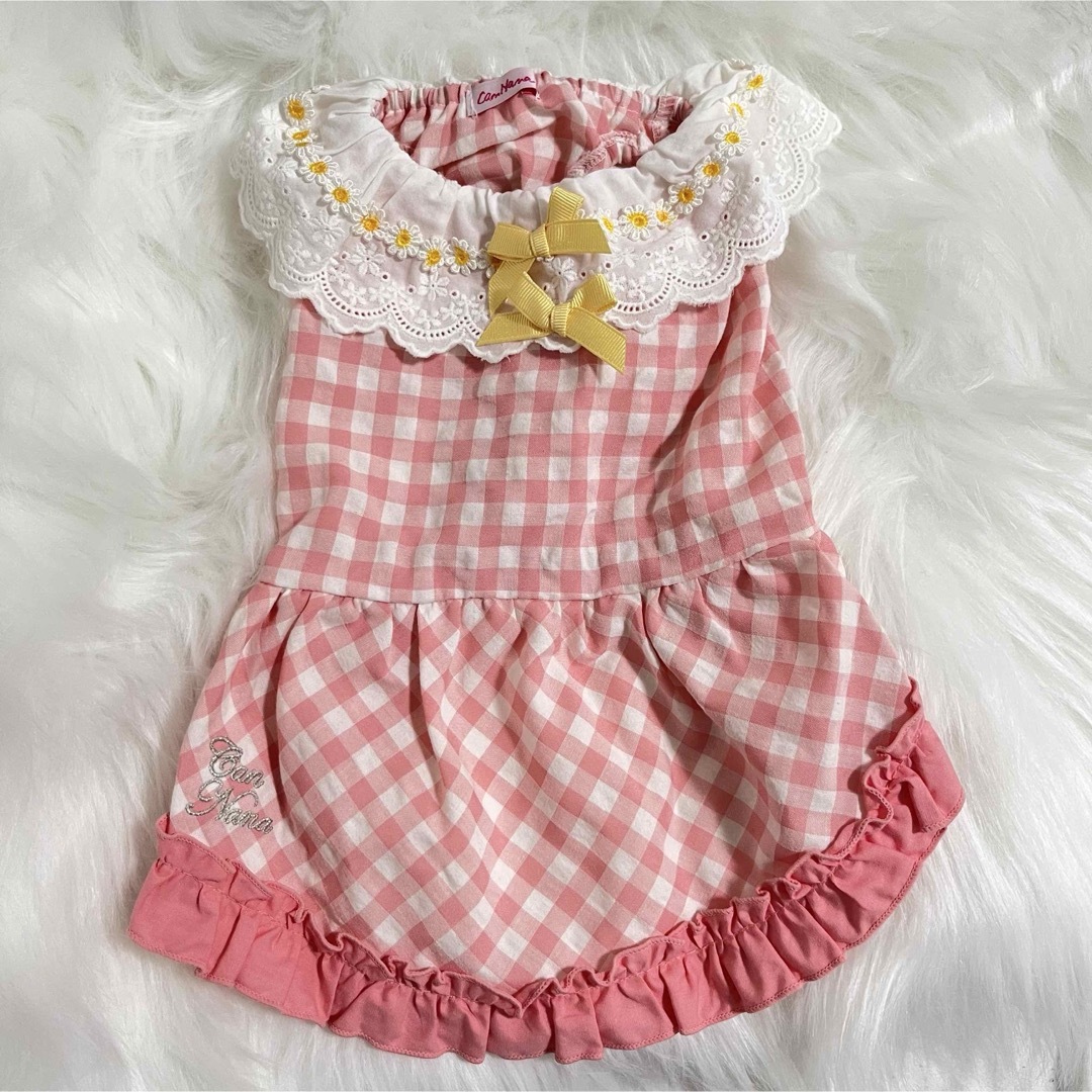CanNana(キャンナナ)のcannana きゃんナナ ワンピース ハンドメイドのペット(ペット服/アクセサリー)の商品写真