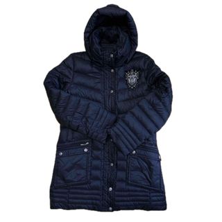 美品 VALENZA バレンザ レディース ダウンコート お洒落 黒 美品 VALENZA バレンザ レディース ダウンコート お洒落 黒