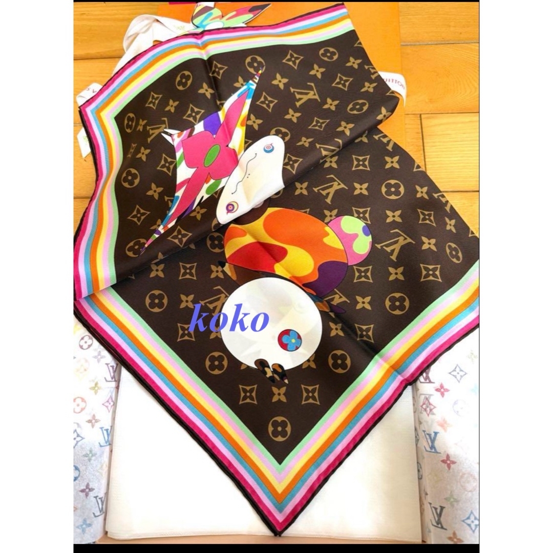 LOUIS VUITTON - 新品未使用 LV × TM カレ70・スーパーフラット LOUIS VUITTON - 新品未使用 LV × TM カレ70・スーパーフラット