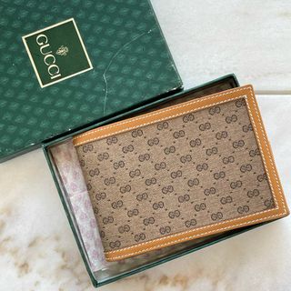 GUCCI - 希少☆GUCCI オールドグッチ マイクロ GGスプリーム 折 GUCCI - 希少☆GUCCI オールドグッチ マイクロ GGスプリーム 折