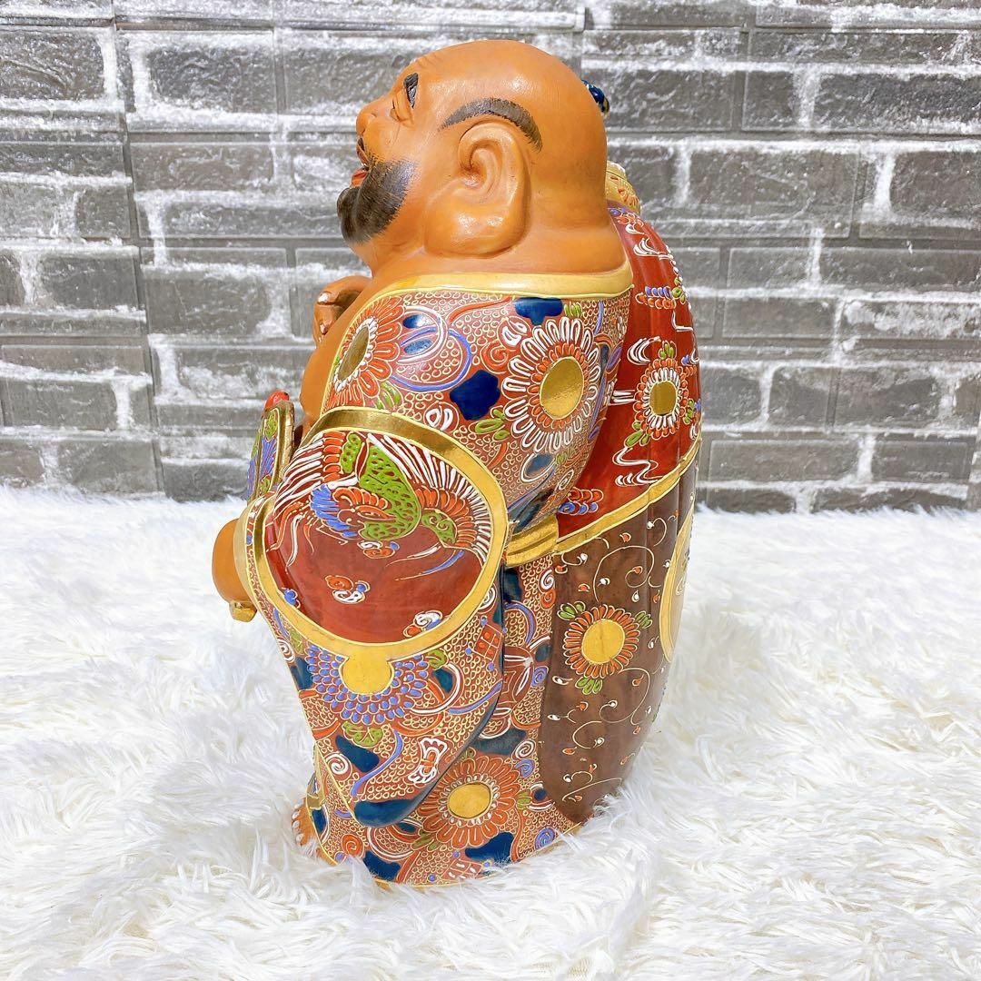 九谷焼 布袋様 七福神 特大37cm 金彩 縁起物 焼物 九谷焼 布袋様 七福神 特大37cm 金彩 縁起物 焼物