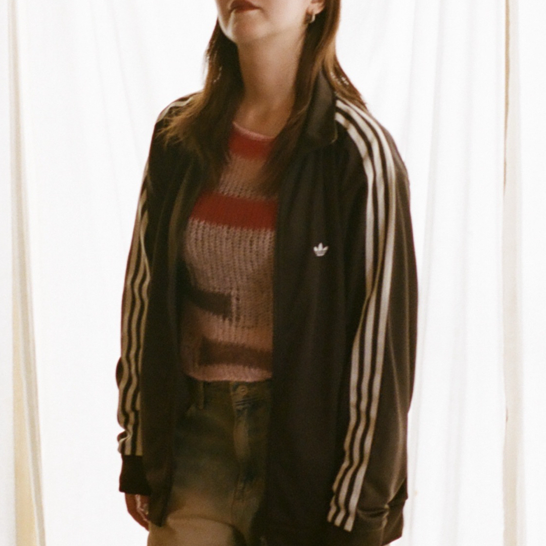 adidas トラックジャケット ジャージ ブラウン adidas トラックジャケット ジャージ ブラウン