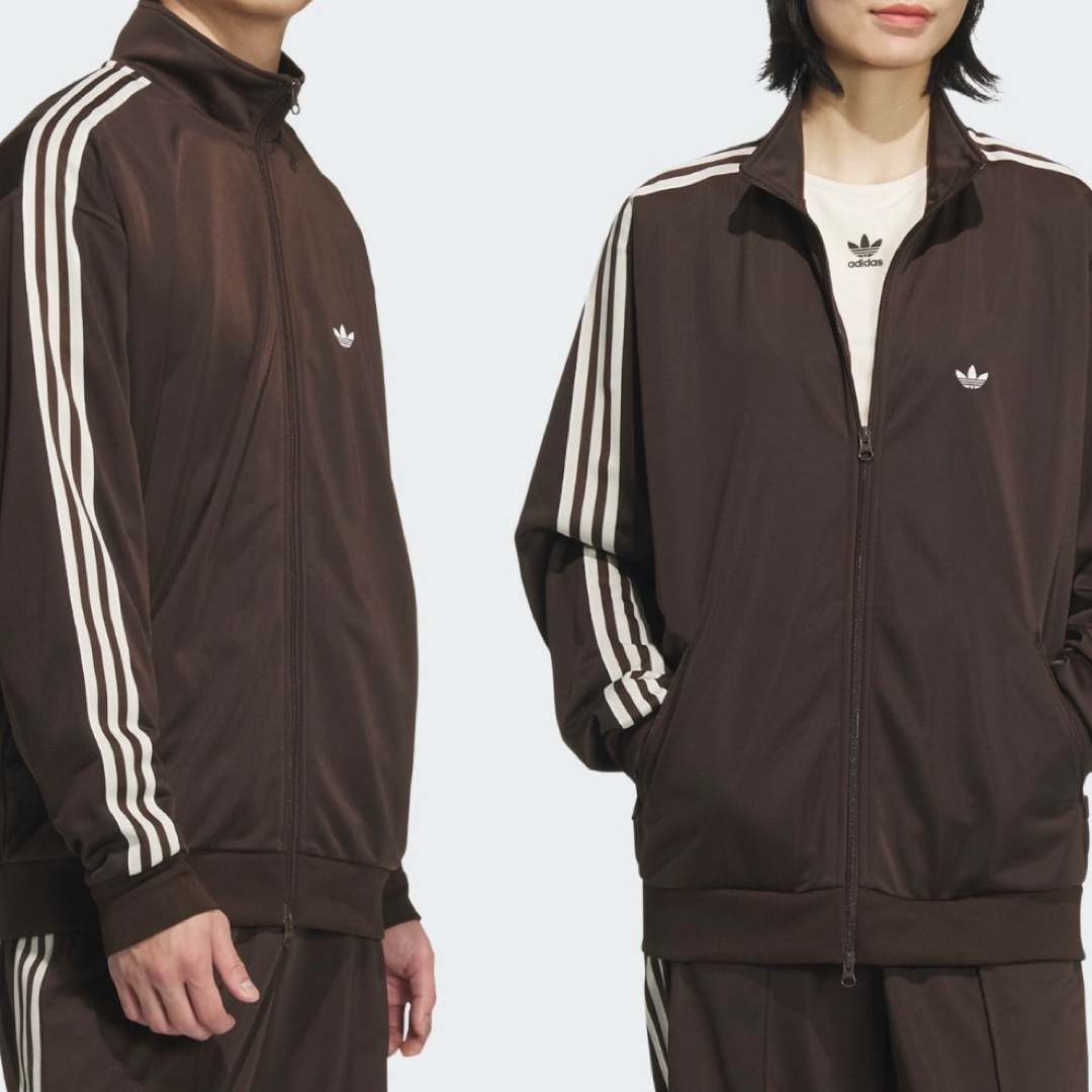 adidas トラックジャケット ジャージ ブラウン adidas トラックジャケット ジャージ ブラウン