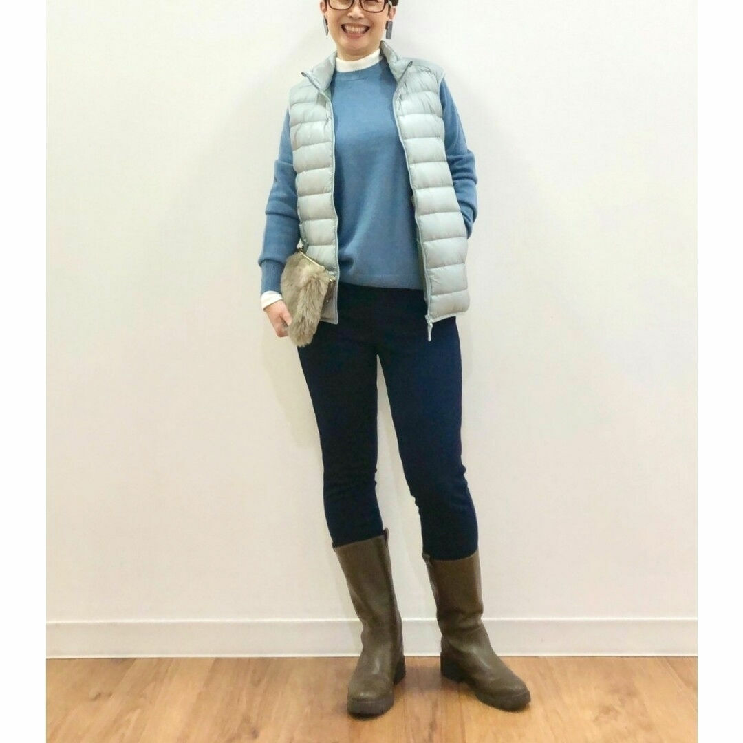 UNIQLO - ユニクロ 2024年秋冬 カシミヤクルーネックセーターの UNIQLO - ユニクロ 2024年秋冬 カシミヤクルーネックセーターの