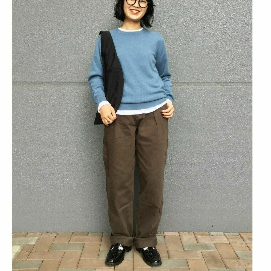 UNIQLO - ユニクロ 2024年秋冬 カシミヤクルーネックセーターの UNIQLO - ユニクロ 2024年秋冬 カシミヤクルーネックセーターの