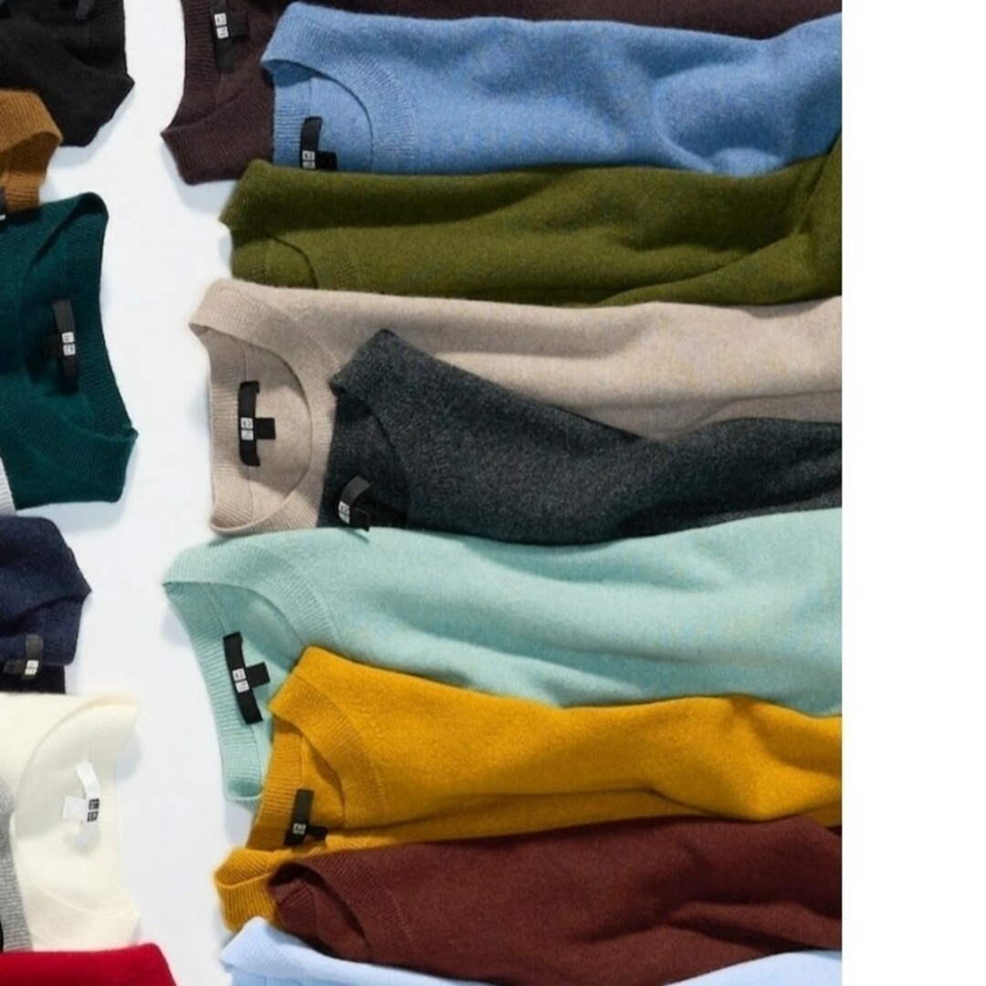 UNIQLO - ユニクロ 2024年秋冬 カシミヤクルーネックセーターの UNIQLO - ユニクロ 2024年秋冬 カシミヤクルーネックセーターの