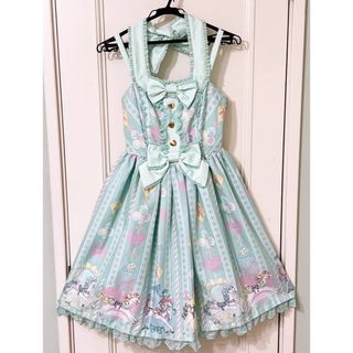 Angelic Pretty(ストライプ ・ ひざ丈ワンピース)のフリマ Angelic Pretty(ストライプ ・ ひざ丈ワンピース)のフリマ