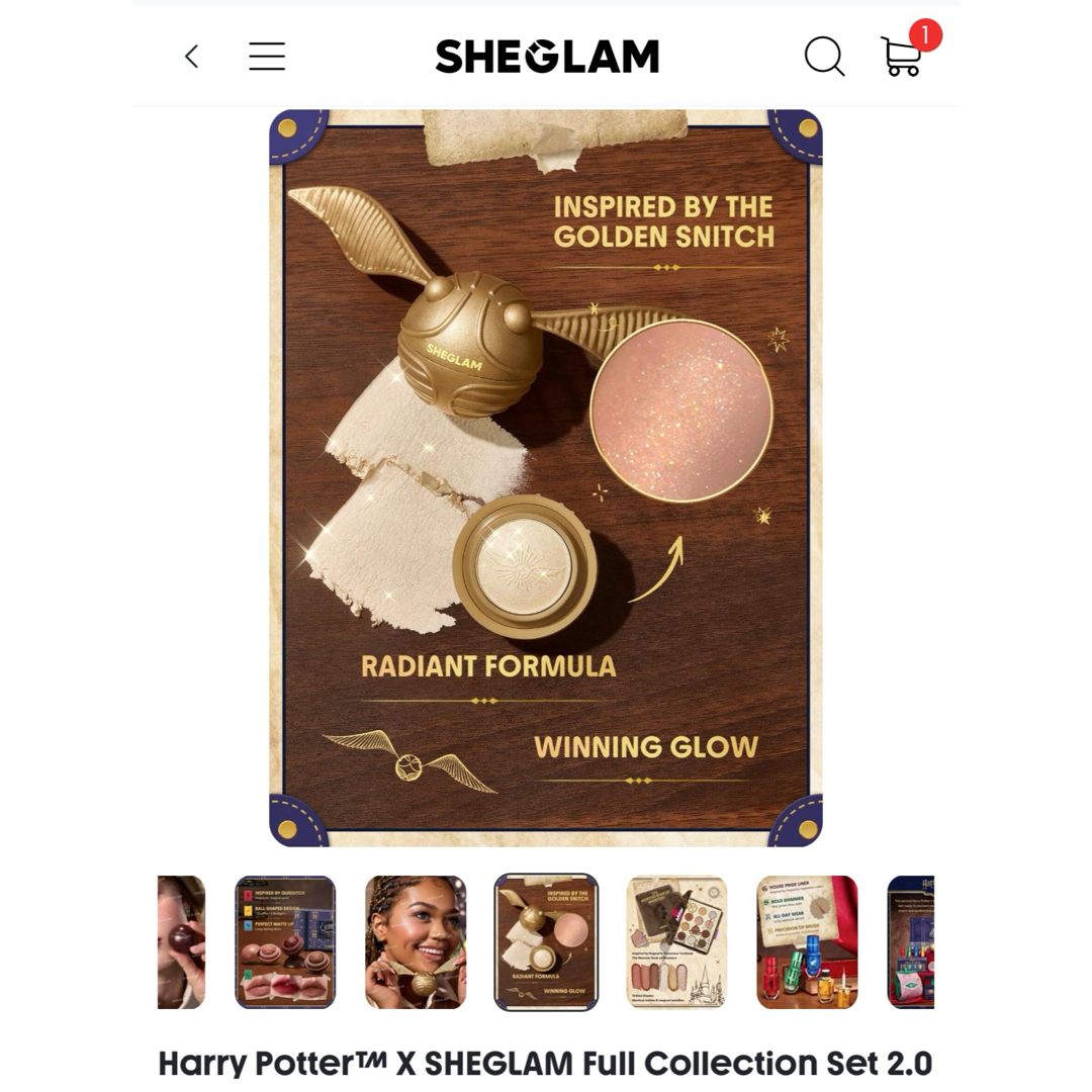 ハリーポッター SHEGLAM コラボ フルコレクションセット 第一弾 ハリーポッター SHEGLAM コラボ フルコレクションセット 第一弾