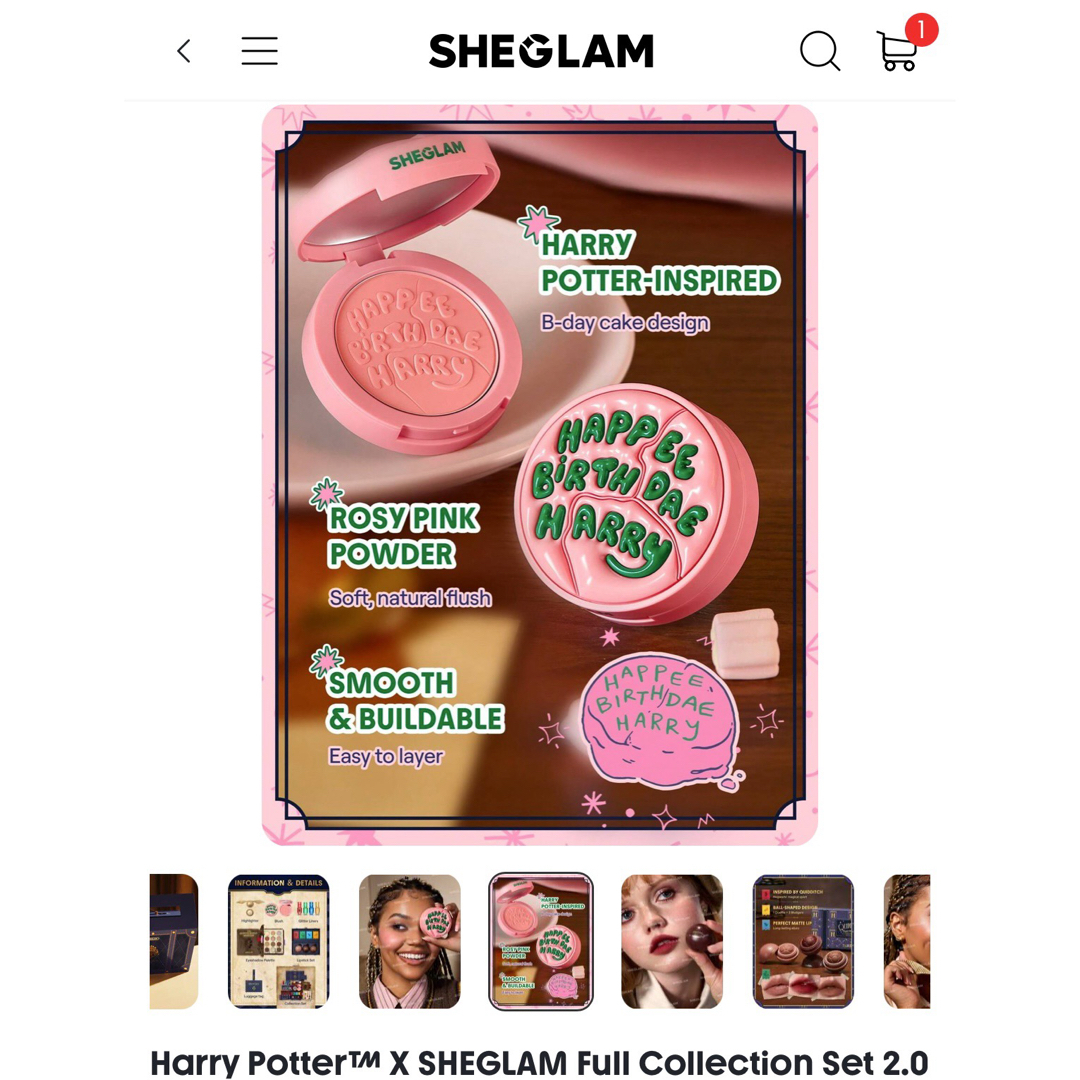 ハリーポッター SHEGLAM コラボ フルコレクションセット 第一弾 ハリーポッター SHEGLAM コラボ フルコレクションセット 第一弾