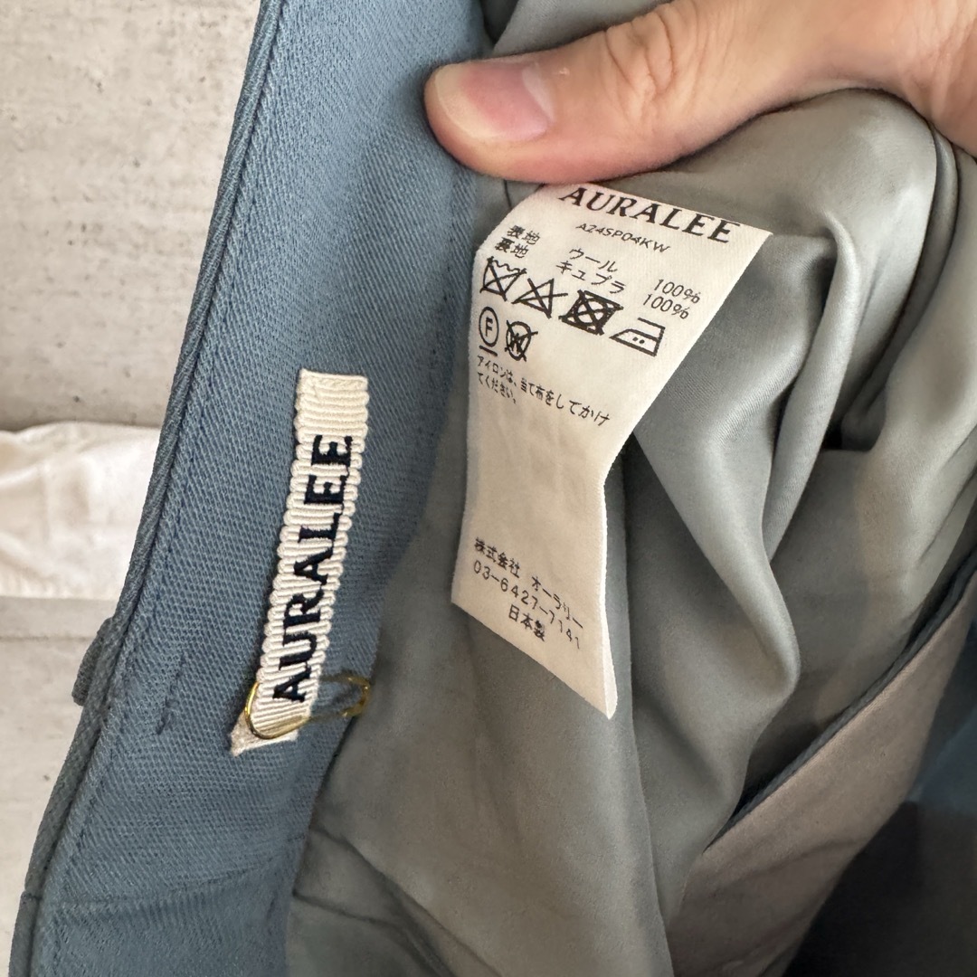 AURALEE - 新品 AURALEE 2024SS スラックス 定価46,200円の通販 AURALEE - 新品 AURALEE 2024SS スラックス 定価46,200円の通販