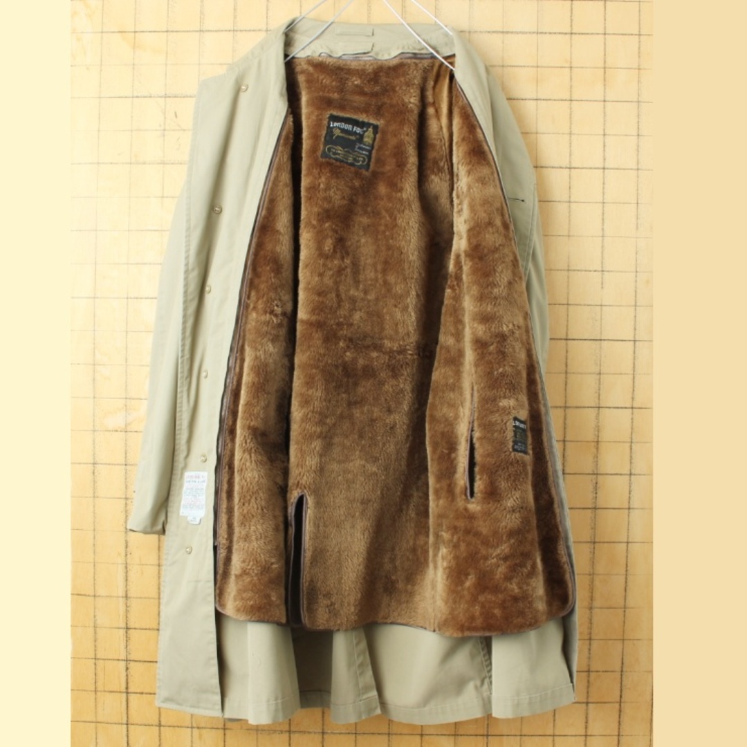 LONDONFOG - 70s80s LONDON FOGステンカラーコート Lベージュ LONDONFOG - 70s80s LONDON FOGステンカラーコート Lベージュ