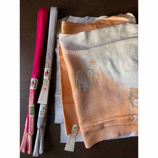 帯揚げ★帯締め2本★絹(和装小物)