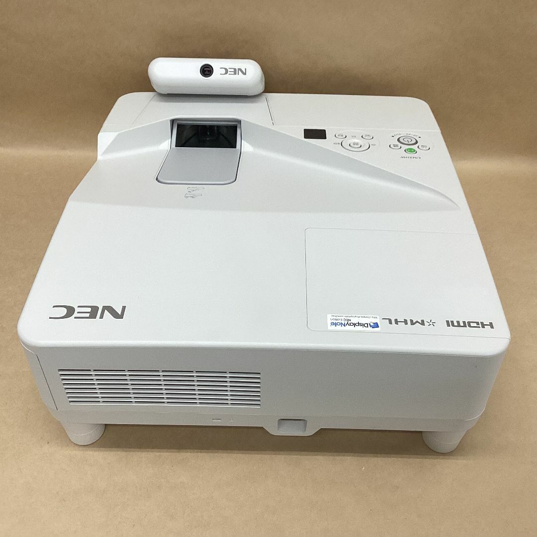 NEC - ランプ使用567時間 NEC プロジェクター NP-UM351WJL 3500ルーメン HDMI リモコン D-SUB USB-B 電子黒板キット(NP03WI)