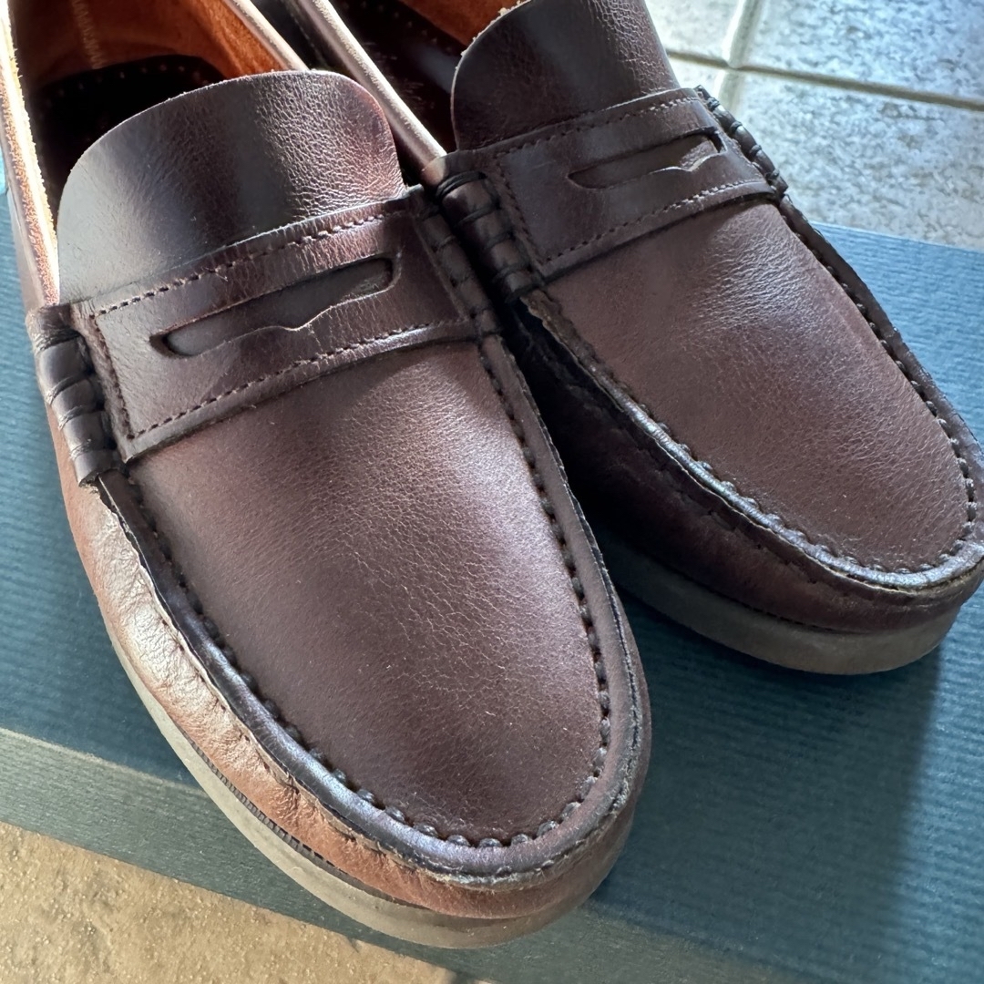 超美品】Paraboot パラブーツ ローファー CORAUX(コロー) 超美品】Paraboot パラブーツ ローファー CORAUX(コロー)