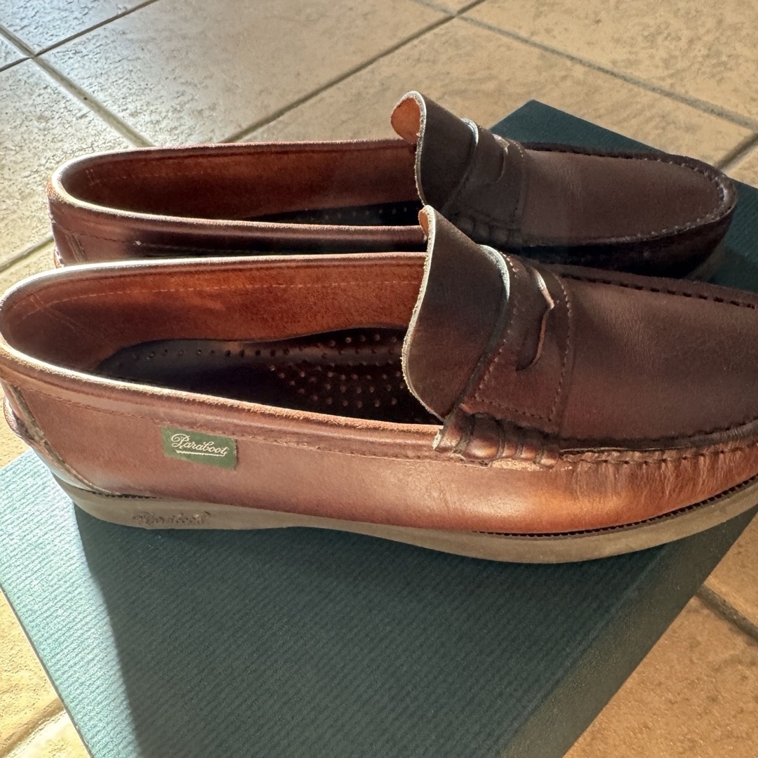 超美品】Paraboot パラブーツ ローファー CORAUX(コロー) 超美品】Paraboot パラブーツ ローファー CORAUX(コロー)
