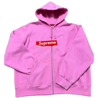 Supreme - シュプリーム XL ボックスロゴ ピンク ジップアップ Supreme - シュプリーム XL ボックスロゴ ピンク ジップアップ