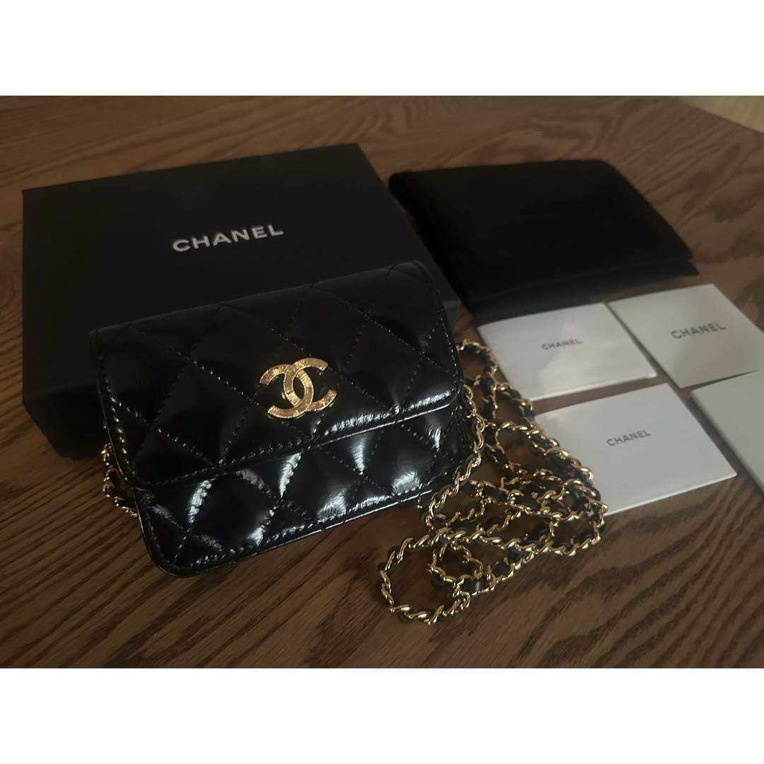 CHANEL - 美品 CHANEL チェーンクラッチ チェーンウォレット CHANEL - 美品 CHANEL チェーンクラッチ チェーンウォレット