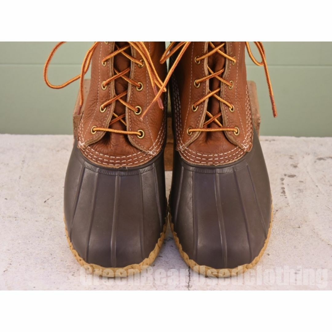 人気満点 L.L.Bean - USA製 L.L.ビーン ビーンブーツ 裏地付き 茶 男性用