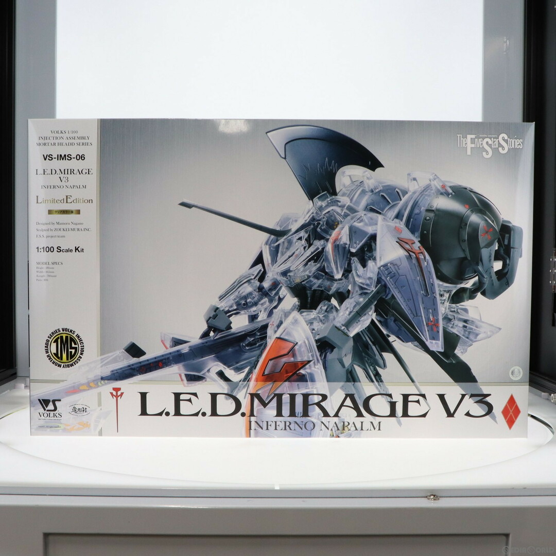 経典 VOLKS クリア外装仕様限定版 V3 L.E.D.ミラージュ 1/100 IMS - その他