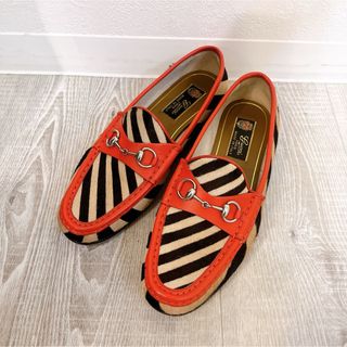 GUCCI - GUCCI ホースピット 厚底 ヒール ローファー 靴 GUCCI - GUCCI ホースピット 厚底 ヒール ローファー 靴