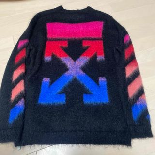 Off-White - OFF-WHITEモヘアニットsizeSの通販 by のぶのぶ's Off-White - OFF-WHITEモヘアニットsizeSの通販 by のぶのぶ's