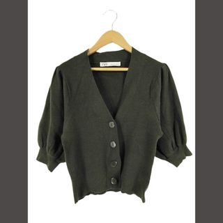 ZARA - ZARA ザラ ストライプ フェイクボアカーディガン メンズL ZARA - ZARA ザラ ストライプ フェイクボアカーディガン メンズL