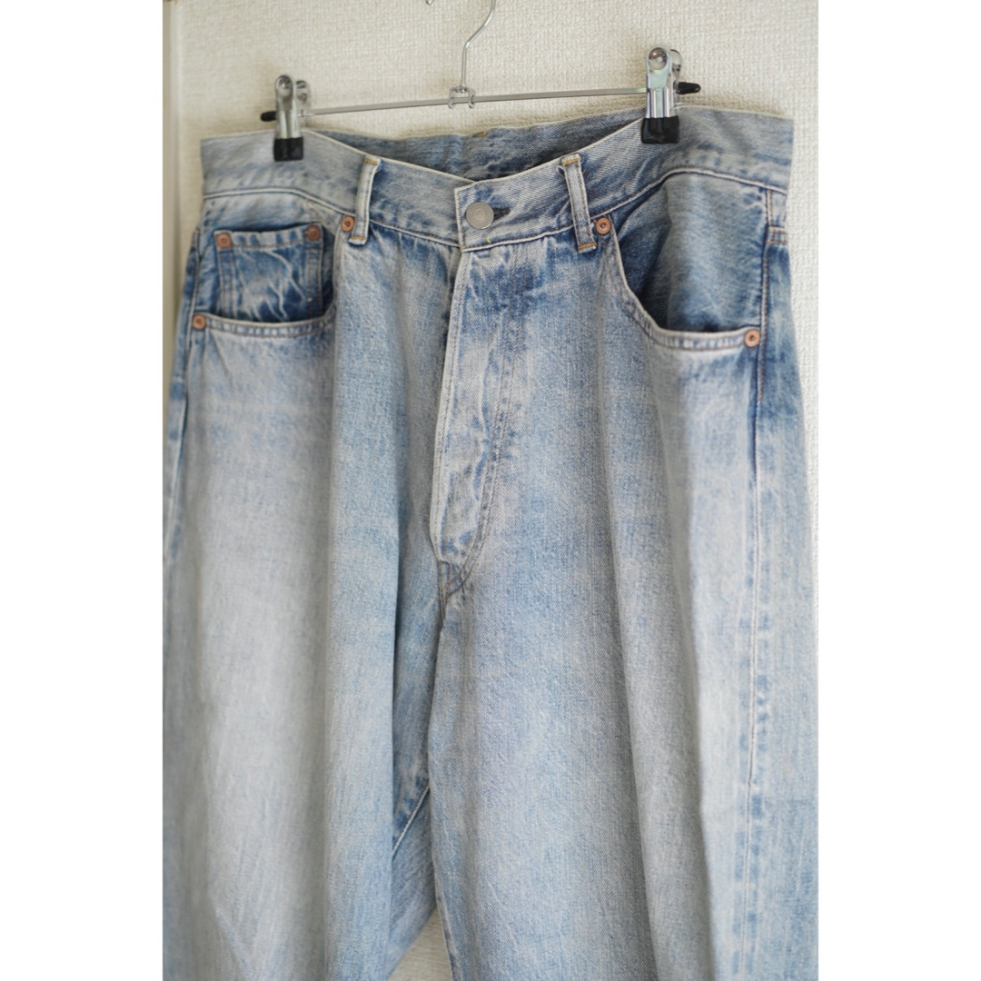 専用23SS COMOLI デニム5Pパンツ ブリーチ size1 専用23SS COMOLI デニム5Pパンツ ブリーチ size1
