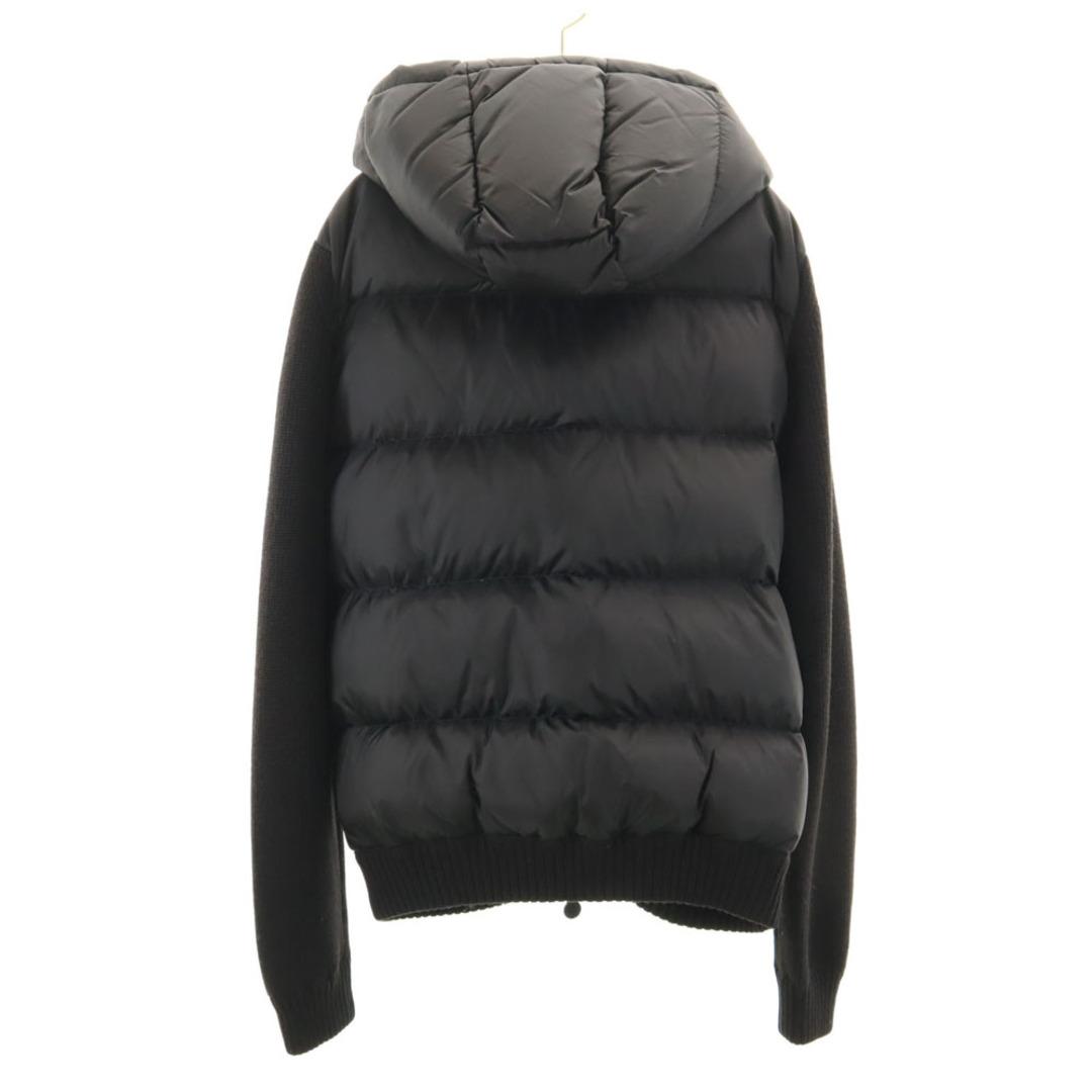 MONCLER - モンクレール 長袖 ダウン切替 ニットカーディガン L MONCLER - モンクレール 長袖 ダウン切替 ニットカーディガン L
