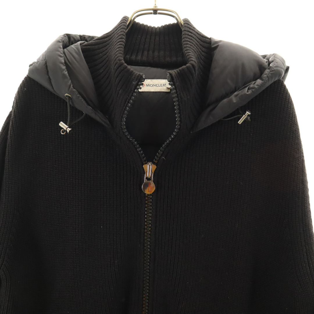 MONCLER - モンクレール 長袖 ダウン切替 ニットカーディガン L MONCLER - モンクレール 長袖 ダウン切替 ニットカーディガン L