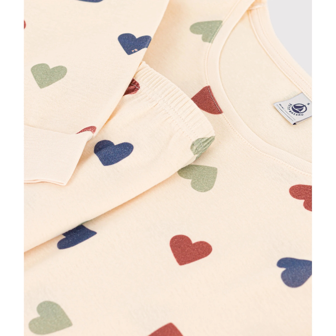 新品プチバトーPETIT BATEAU ミルキーハートパジャマL パジャマ 新品プチバトーPETIT BATEAU ミルキーハートパジャマL パジャマ