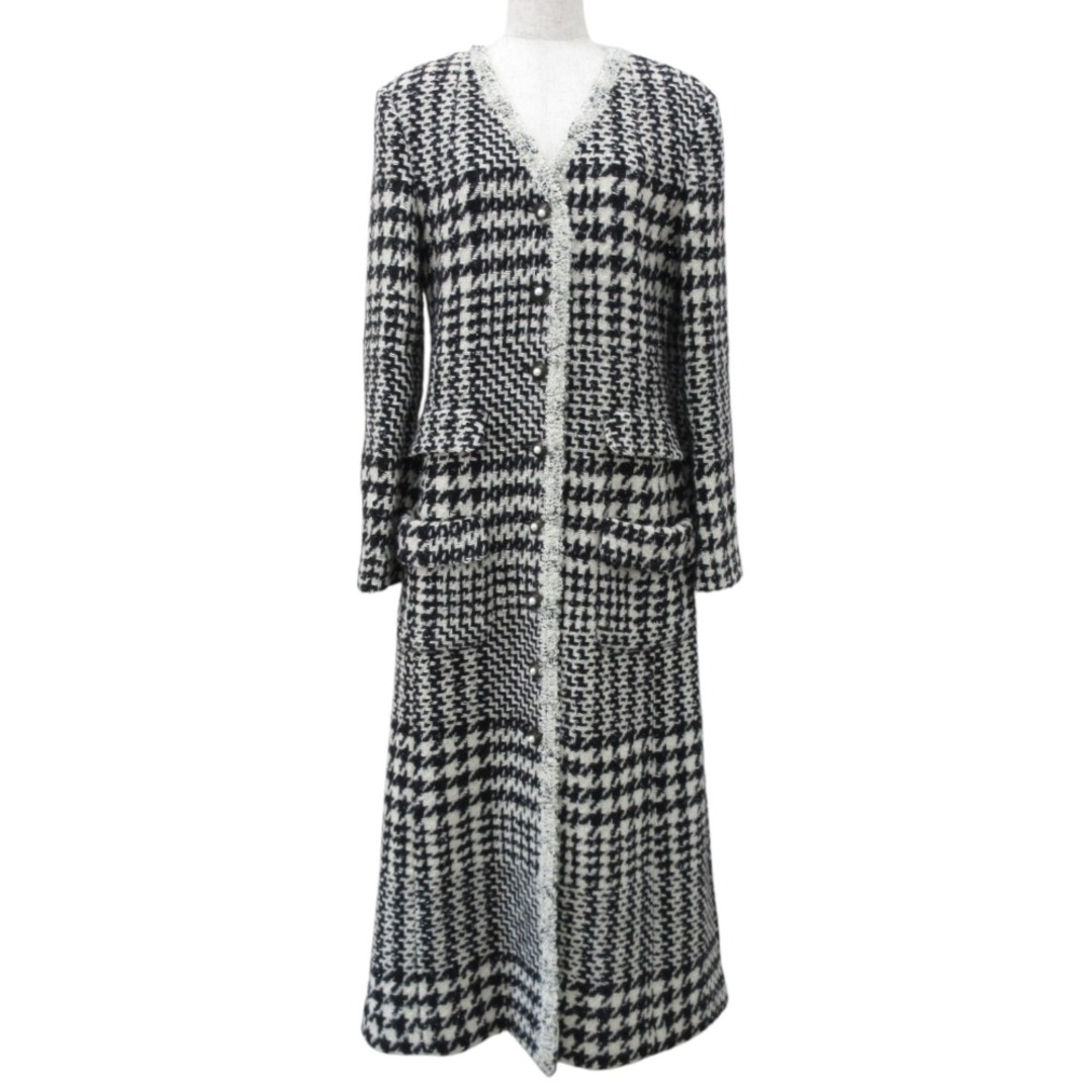 美品 22AW MADISONBLUE マディソンブルー COAT DRESS HOUNDTOOTH 美品 22AW MADISONBLUE マディソンブルー COAT DRESS HOUNDTOOTH