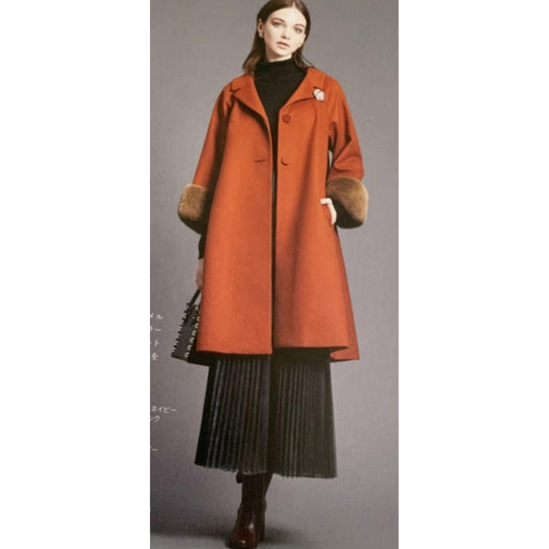 FOXEY - Rene コペンハーゲンミンクカシミヤ混コート希少38新品 FOXEY - Rene コペンハーゲンミンクカシミヤ混コート希少38新品