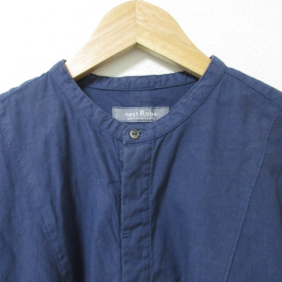 nest Robe - 美品 21SS nest Robe ネストローブ UPCYCLELINO リネンコットンチュニック オーバーサイズ 長袖 ひざ丈 シャツワンピース F ブルー レディース 古着 中古 USEDの通販 by ブランド古着のリュクス|ネストローブならラクマ nest Robe - 美品 21SS nest Robe ネストローブ UPCYCLELINO リネンコットンチュニック オーバーサイズ 長袖 ひざ丈 シャツワンピース F ブルー レディース 古着 中古 USEDの通販 by ブランド古着のリュクス|ネストローブならラクマ