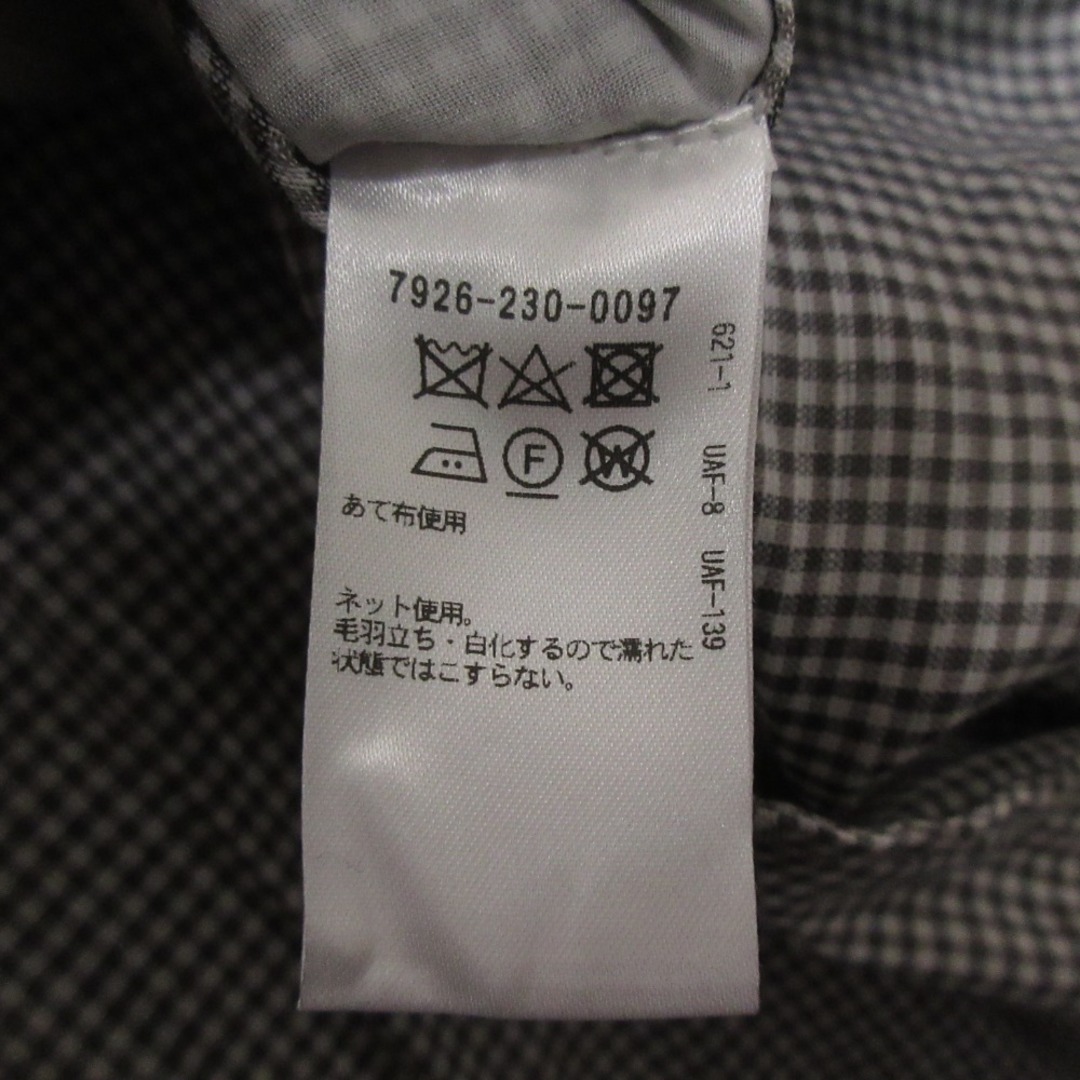 良品 BLAMINK ブラミンク リネンブレンド チェック柄 長袖 良品 BLAMINK ブラミンク リネンブレンド チェック柄 長袖